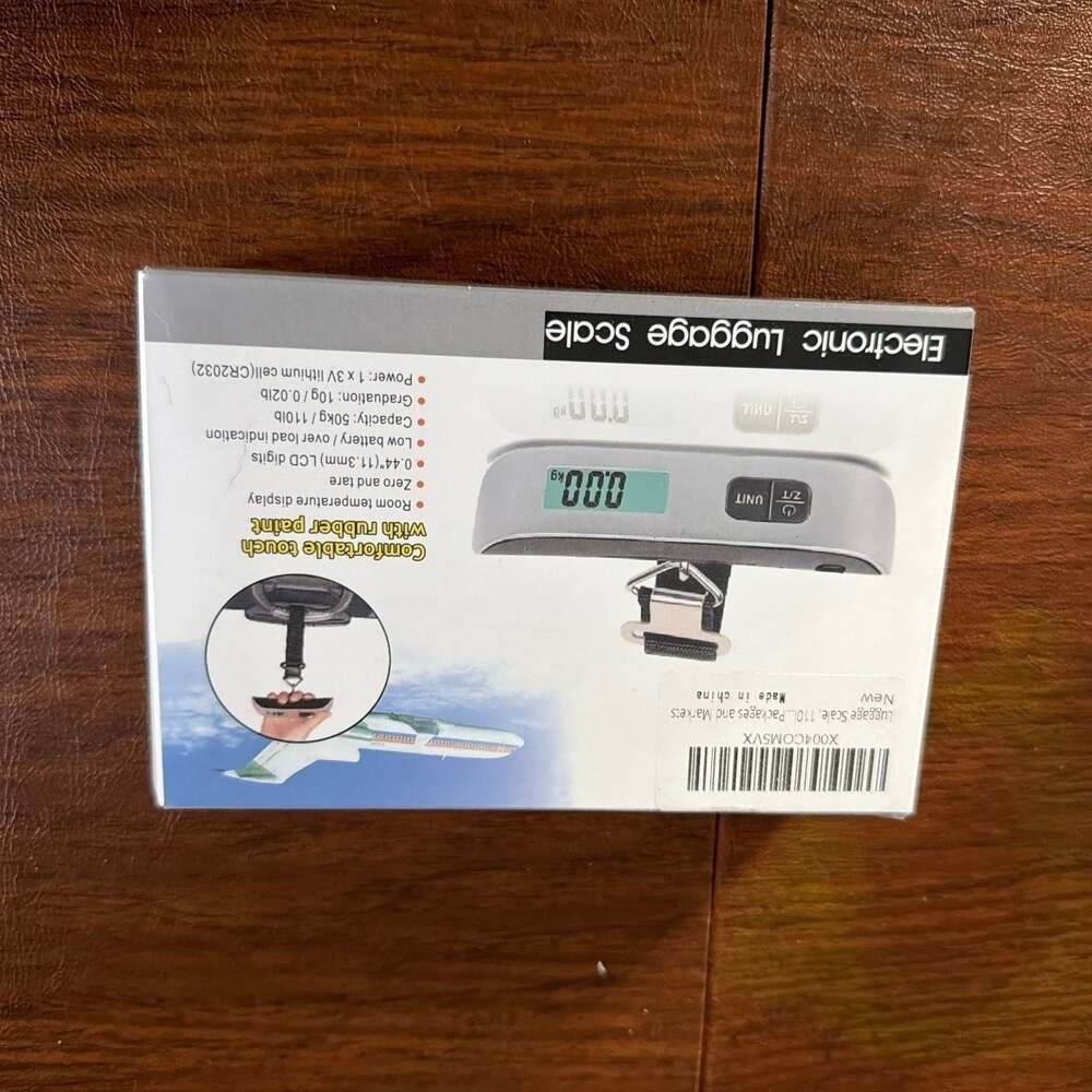 Digital Luggage Scale with 110lb‎ Capacity and Temperature Sensor
